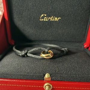 🇫🇷 Cartier Trinity silk cord bracelet 💛⭐️